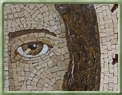 Mosaico com rosto de Jesus